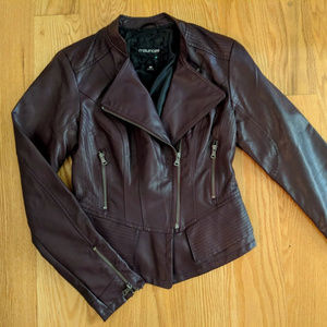 Maurices Vegan Leather Purple Jacket